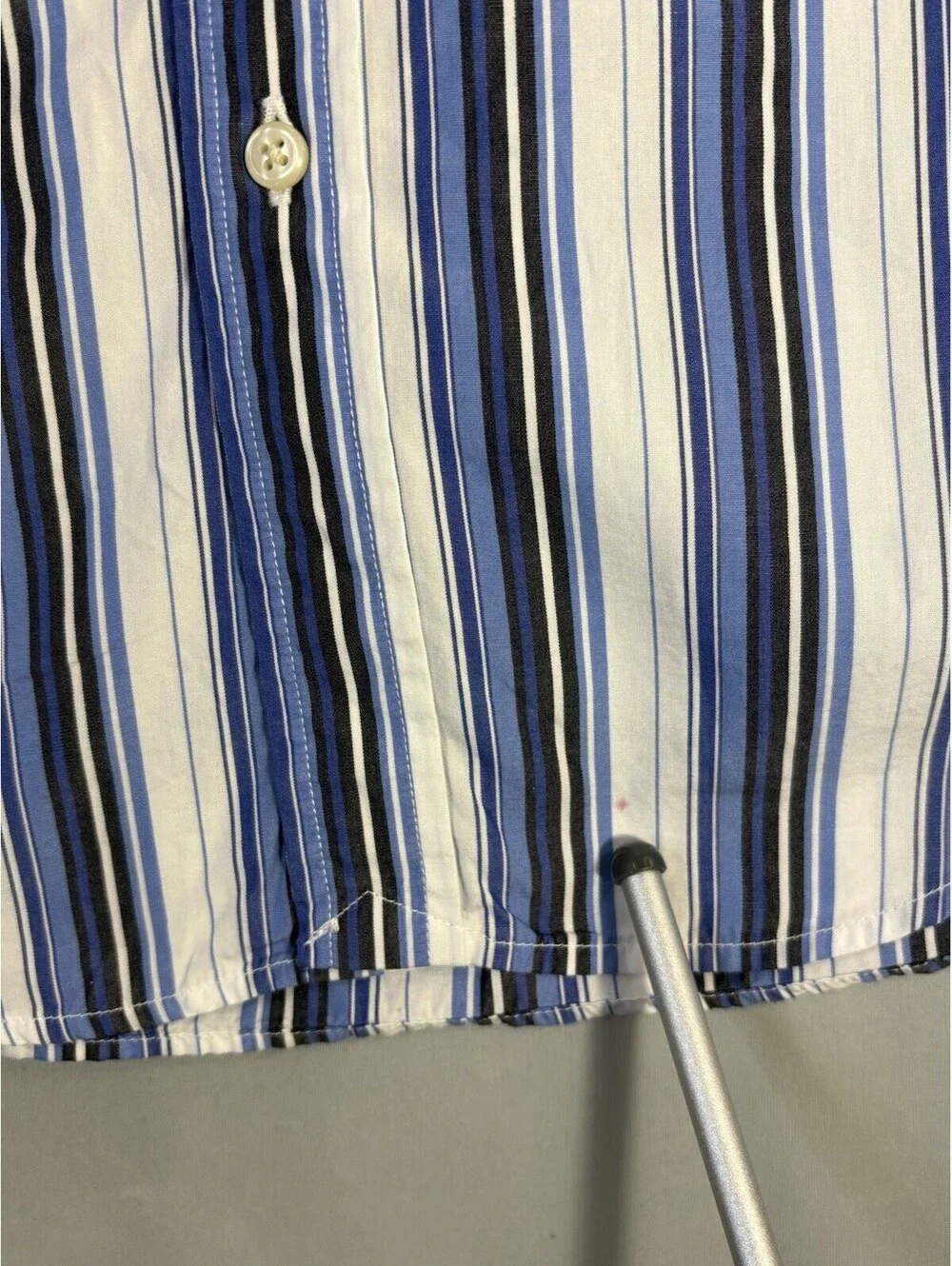 Polo Ralph Lauren Boys L 14-16 Plaid Button Down Shirt Blue Pink 100% Cotton